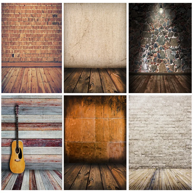 

SHUOZHIKE Wood Board Texture Photography Background Wooden Planks Floor Baby Shower Photo Backdrops Studio Props 210307TZA-01