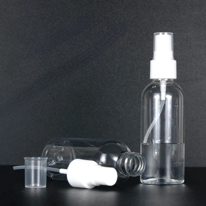 10/30/50/100Ml Kleine Draagbare Parfum Navulling Fles Doorzichtig Huisdier Plastic Spuitpomp Lege Cosmetische Containers Verstuiver Reizen