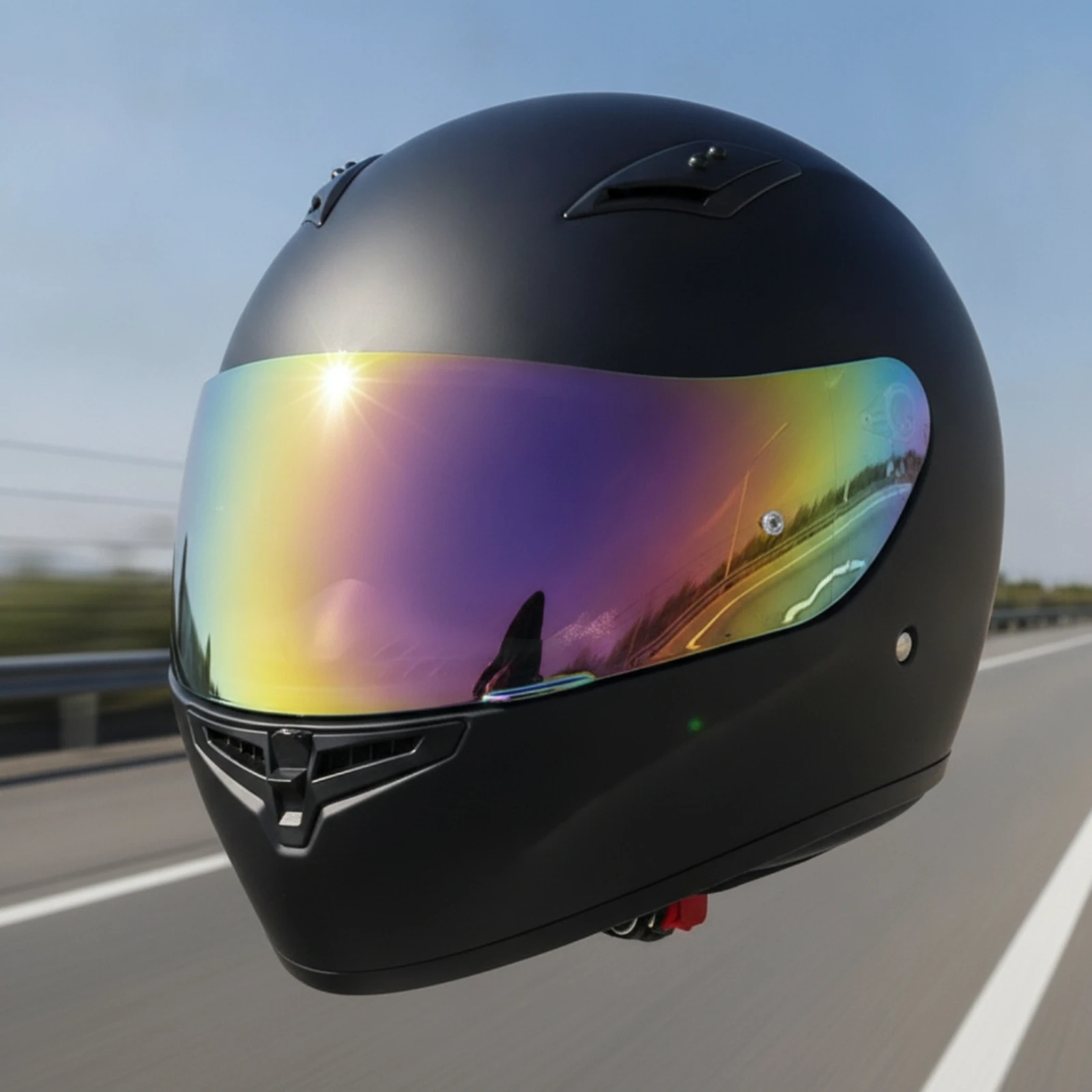 Kép 3: Motorbicikli helmes Napellenző Fényes Motorbicikli helmes arca Napellenző Behelyettesíthető arca Napellenző impact-resistant Aerodinamika