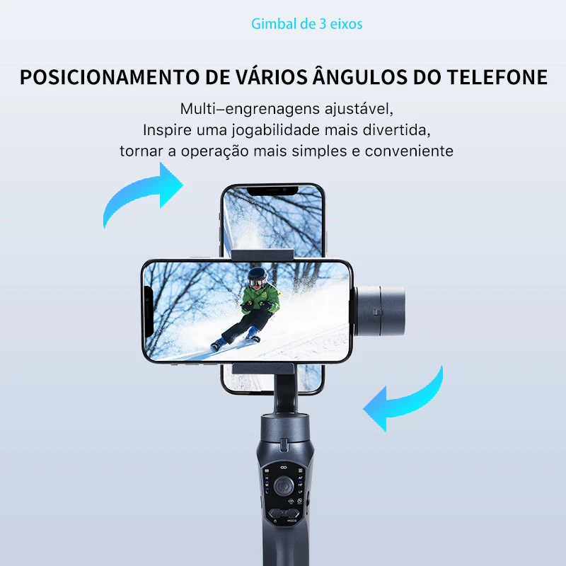 F10pro 3-Axis Gimbal Smartphone Handheld Selfie Sticks Video Recorder Vlog Live Stabilizer For iPhone Xiaomi Huawei Samsung New