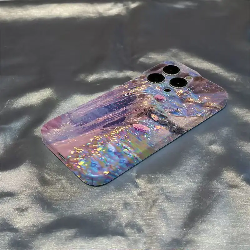 Colorful Color Marble Stone Case For iPhone 11 Funda iPhone 16 17 16E 13 14 15 Pro Max 12 7 8 Plus SE 16promax 13promax Cover
