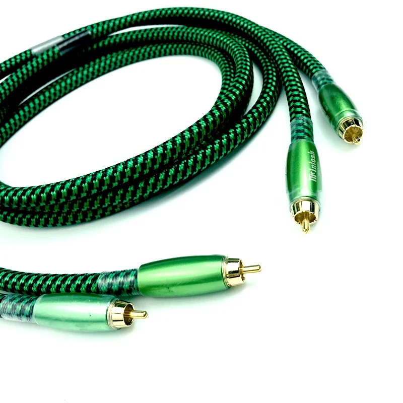 McIntosh RCA Cable Gold Plated 2RCA Male To 2RCA Male Signal Line Pure Copper Silver Plated HiFi Audio Amplifier Mixe Wire image 6