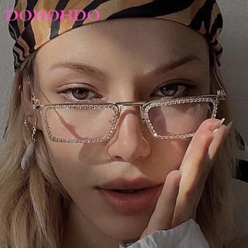 

Vintage Small Frame Square Imitation Diamond Sunglasses Men Woman Fashion Luxury Brand Design Outdoors Travel Sunglasses UV400