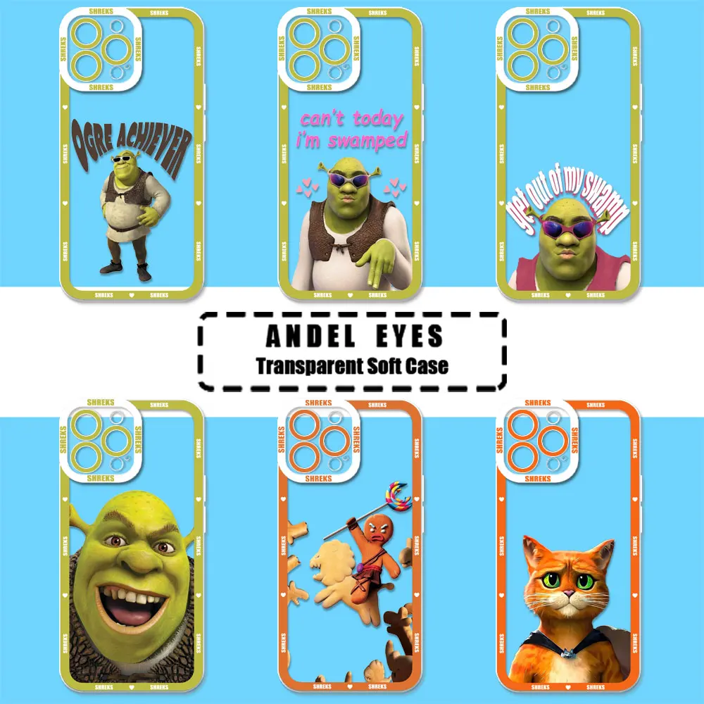 

Funny Movie Shrek Anime Phone Case For Infinix NOTE 40 30 12 VIP 30I 12G96 11 10 Tecno Camon 30 20 19 Pova 5 4 PRO Zero 30 Cover