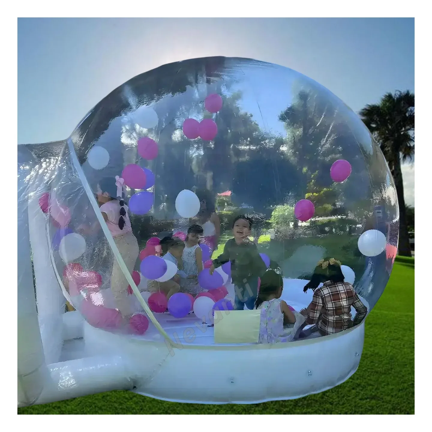 House Inflatable Bubble Tent Commercial Grade PVC Bubble House with Blower&Pump Kids Party Clear Dome Balloon