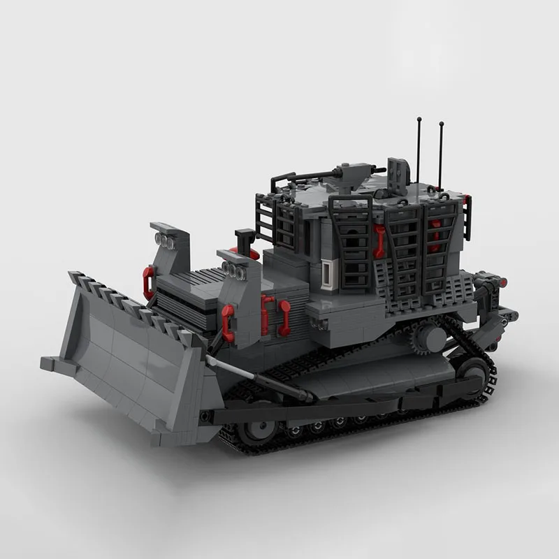 لودر أطفال بالريموت كنترول Moc قوالب بناء وحدات IDF D9R رافعة شوكية نموذج تكنولوجيا كتل عيد الميلاد لتقوم بها بنفسك لعبة هدايا البناء #3