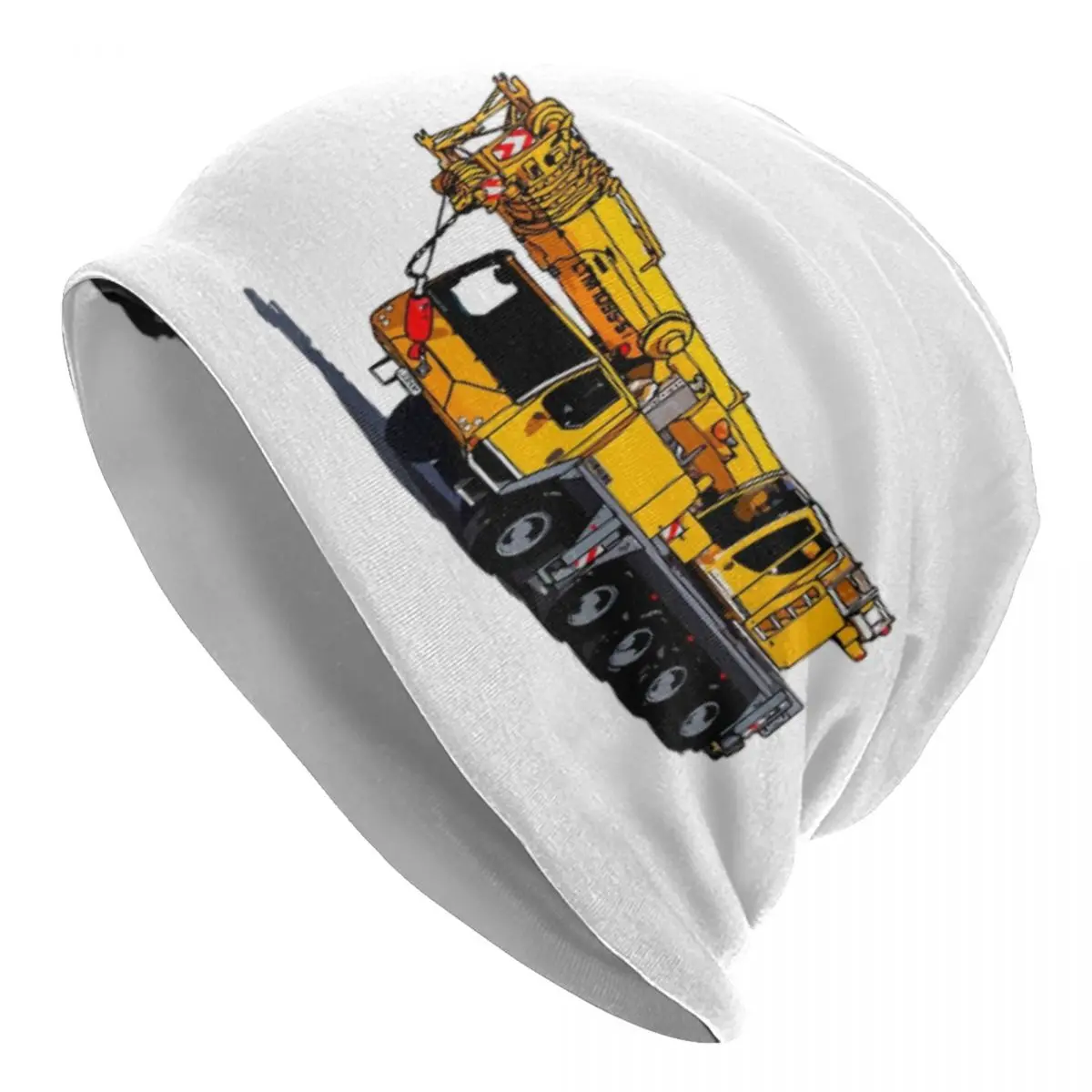 Liebherr Heavy Crane Warm Knitted Cap Fashion Bonnet Hat Autumn Winter Outdoor Beanies Hats for Unisex Adult