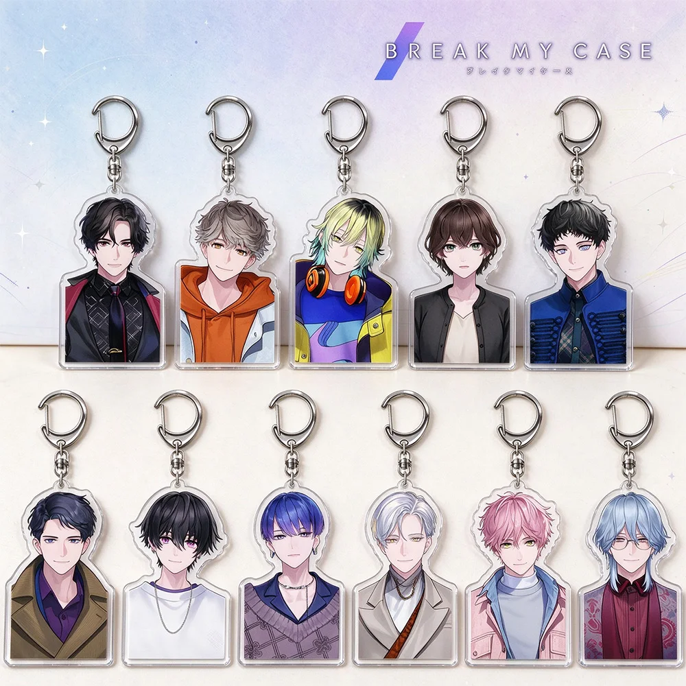 Break My Case Anime Acrylic Keychain Ai Kosaka Roka Suoh Shinobu Aizawa Yu Nina Madoka Ukyo Pendant Otome Game Coly Merch Gift