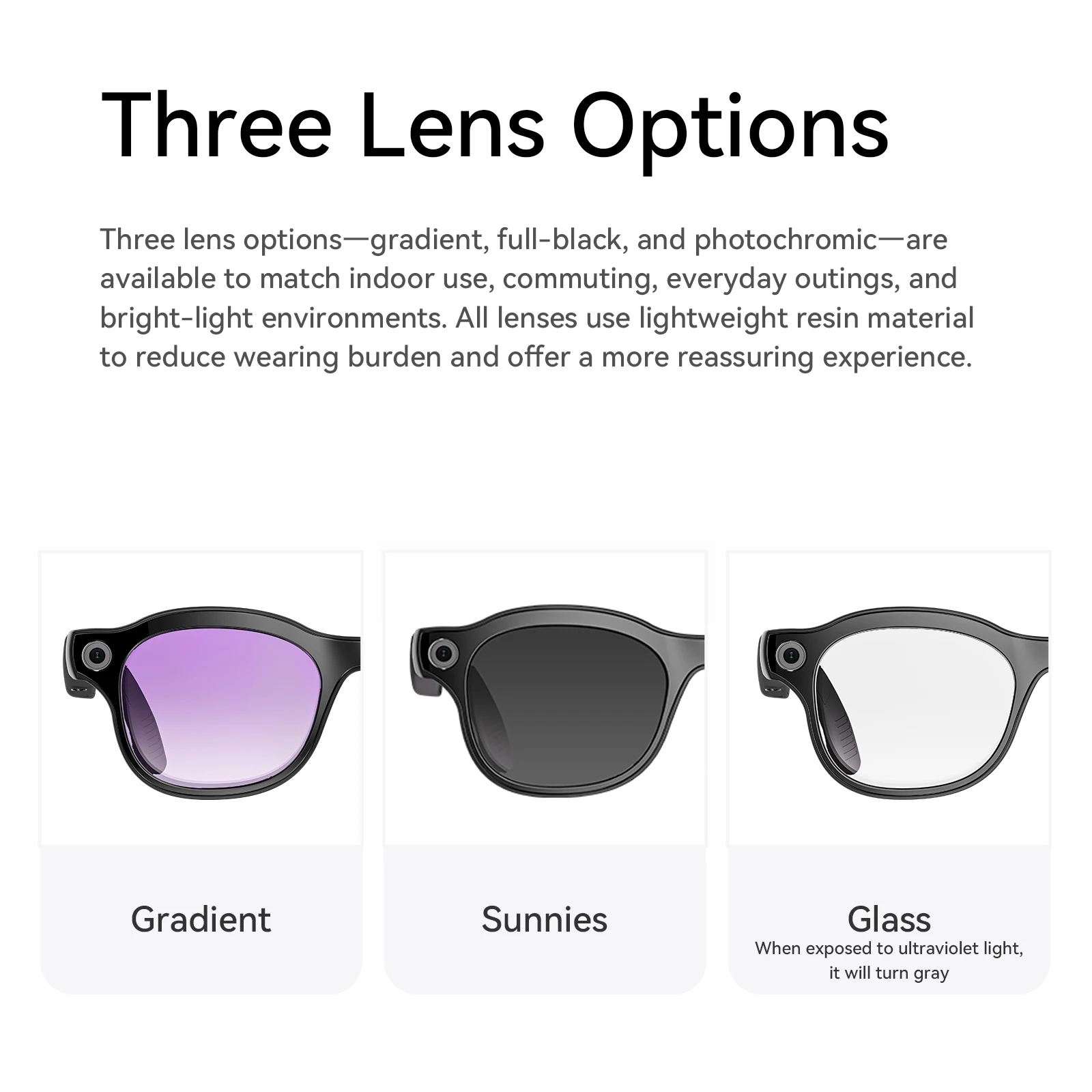AI Smart Glasses 8 million pixel wide-angle photography, video recording, Bluetooth calling, music, AI intelligent Q&A, photogra image 6