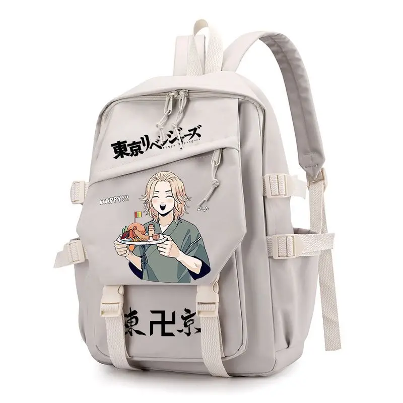 Japanese Anime Tokyo Revengers Print Backpacks Men Women Student Bag School Bags Large Capacity School Backpack