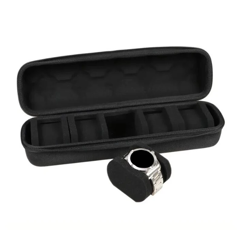 

1PC Portable Watch Storage Box Water Proof Unique Zipper Travel Carrying Case EVA Storage Bag For Smartwatch Wristwatch Box