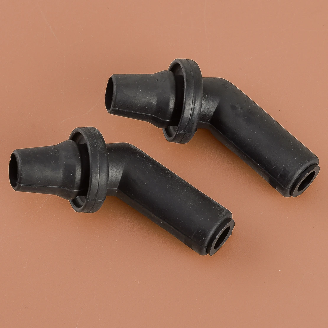 2Pcs Black Rubber Sunroof Drain Tube Pipe Hose Connector Fit for Land Rover Range Rover Sport LR3 LR4 EEH500100