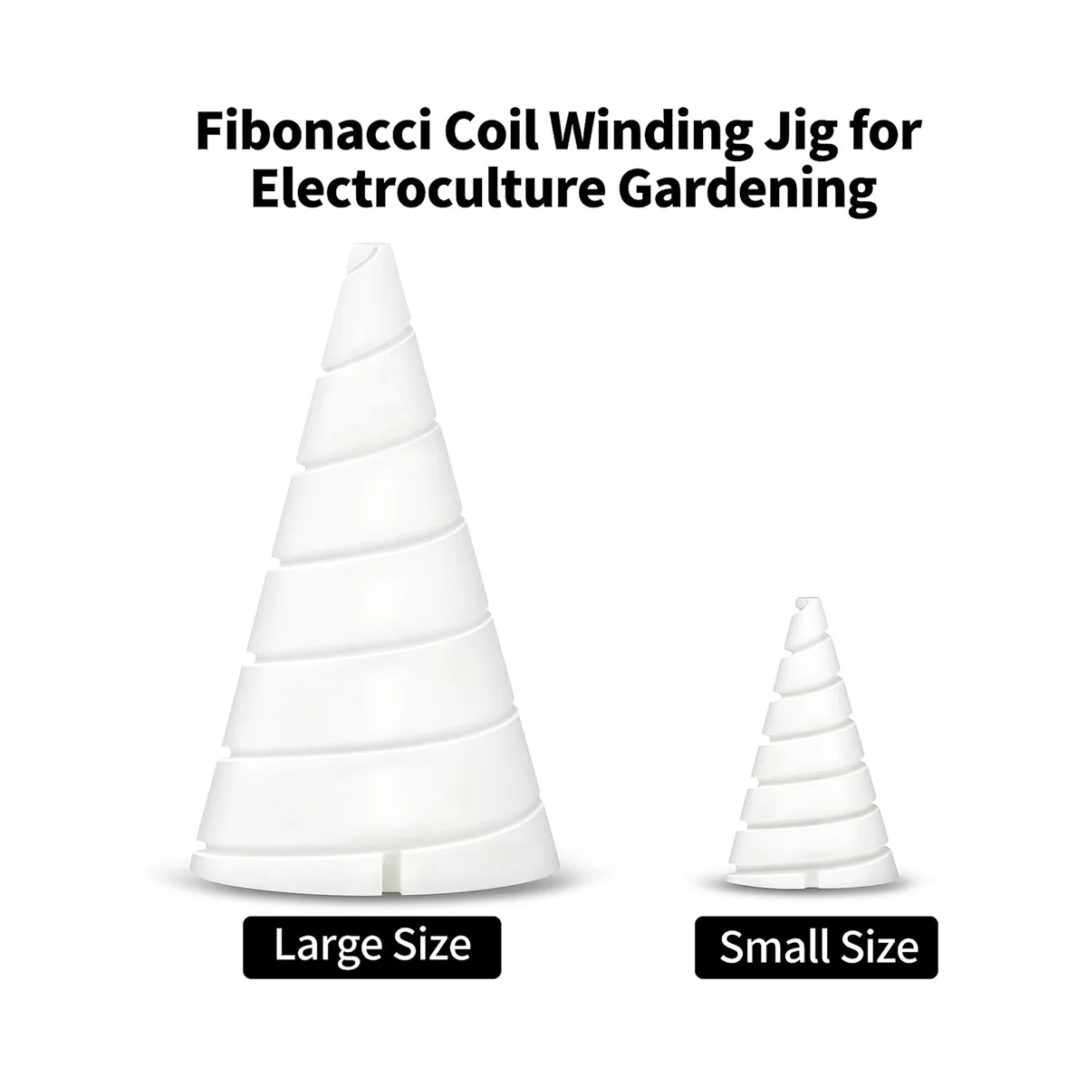 Fibonacci kumparan berliku Jig, alat pembuat antena berkebun untuk elektro, antena kawat tembaga berkebun B