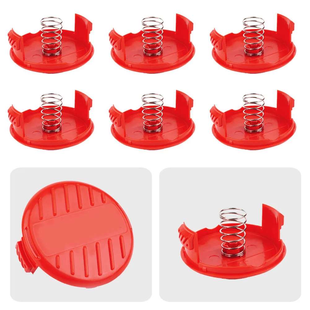 6 6 Springs String Trimmer Head Cover For Craftsman CMEST920 CMCST930P1 CMZST065 Spool Cap Replacement Garden Tool Parts
