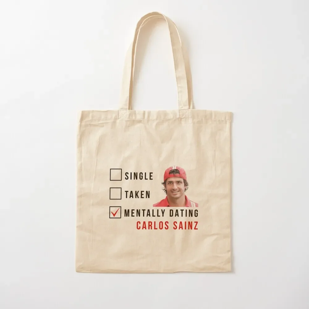 

carlos sainz Tote Bag tote bag men's bag luxury women Portable shopping