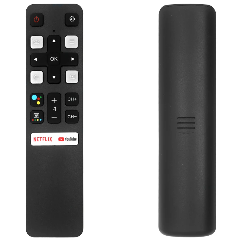 Пульт дистанционного управления rc802v fnr1 для tcl с netflix и youtube rc802v 49p30fs 65p8s 55c715 49s6800 43s434 43p8 (f604a) 43p717 (v83)