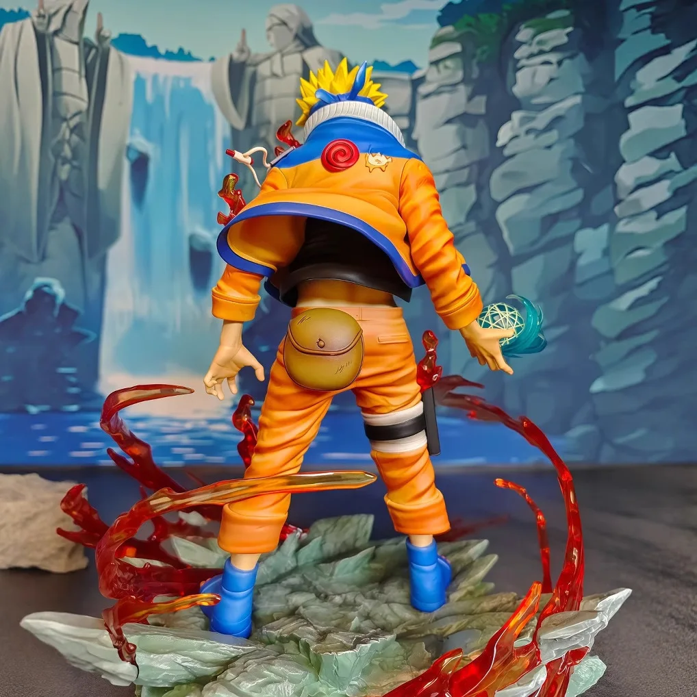 24cm nova naruto anime figura uzumaki naruto periférico pvc modelo coletar estátua decoração de mesa ornamentos presentes aniversário brinquedos