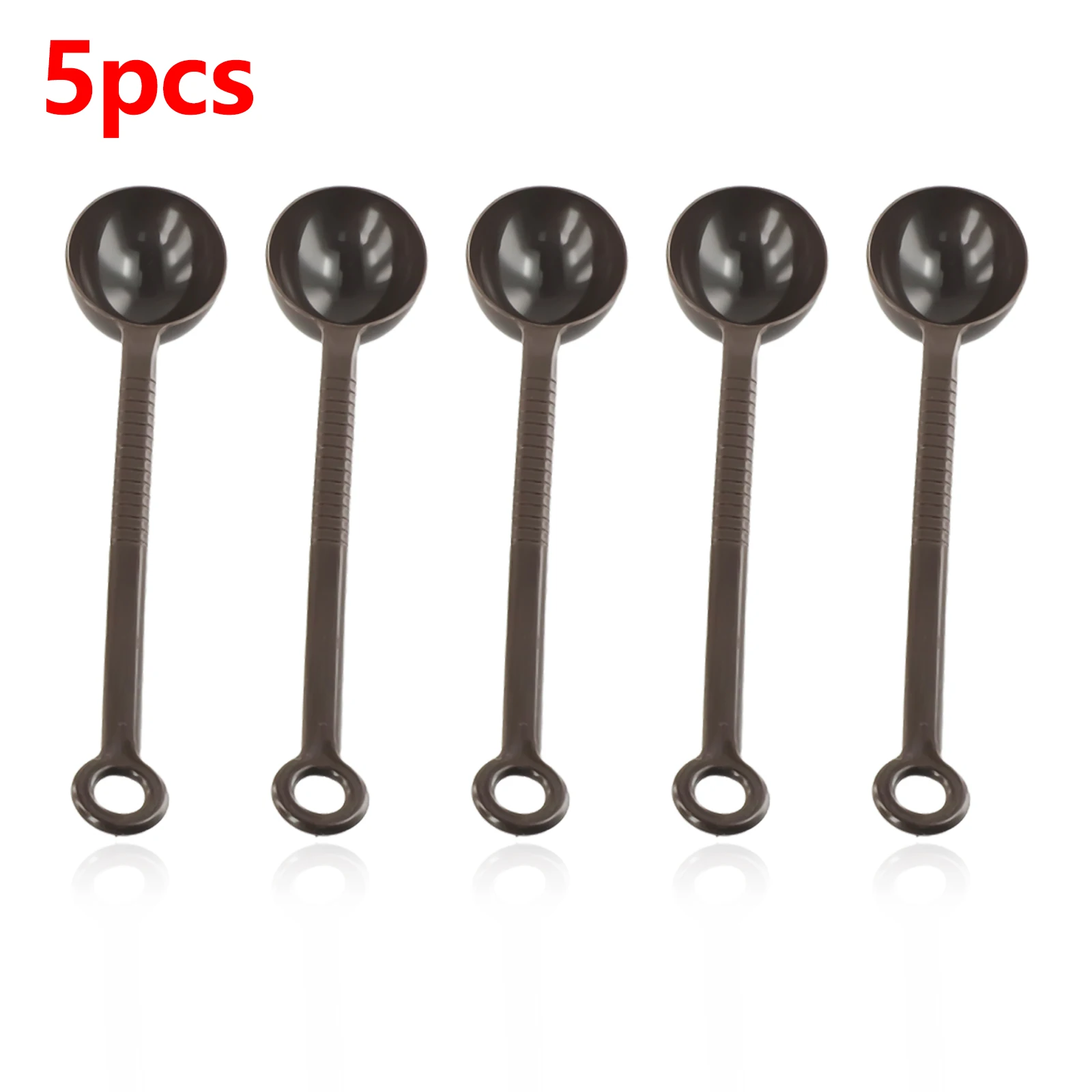 5PCS Set di stoviglie Cucchiaio dosatore Frutta in polvere/Caffè Espresso Scoop Stoviglie in plastica Cucchiaio Set di posate Lavastoviglie