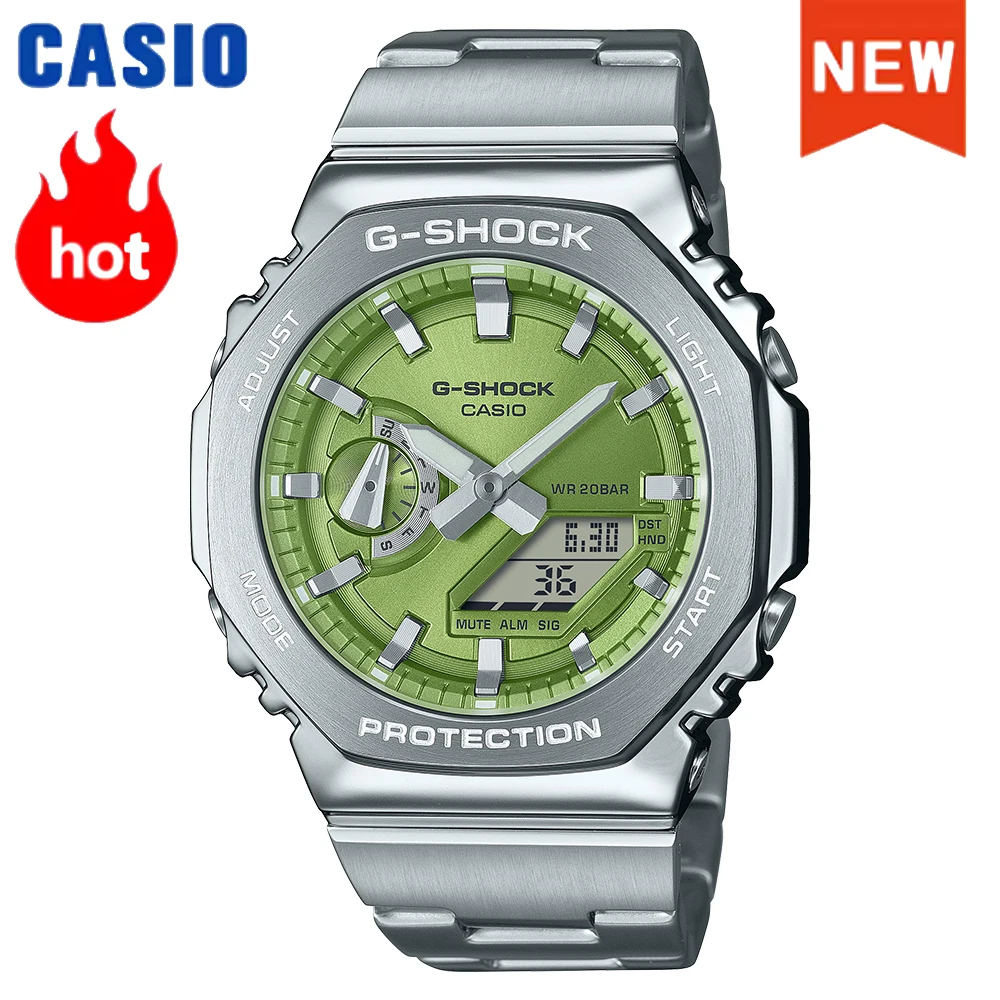 Reloj Casio GM-2110D Serie 2026 VIP, Multifuncional, Clásico, para Hombre y Mujer, G-SHOCK GM-B2100, Deportivo, Resistente a Impactos, de Cuarzo