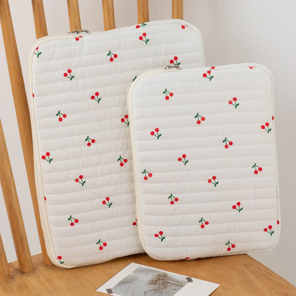 11/13/15 Inch Laptop Sleeve Quilted Laptop Bag Coquette Floral Laptop Carrying Case Office Accessories