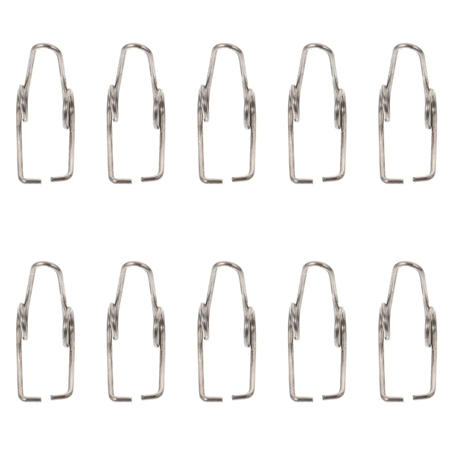 

10pcs Water Spring Small Size Silver Durable Iron Easy Install Replace Suitable Trumpet Drain Clique Accessories Trumpets