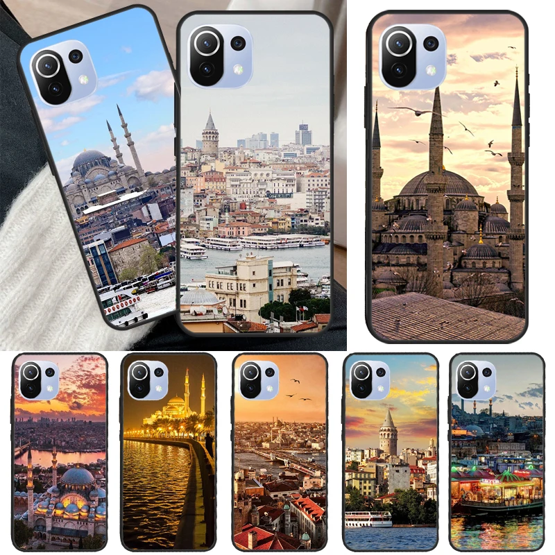 Turkey Istanbul Scenery Building Case For POCO X5 X3 X4 F5 Pro F3 F4 GT C40 M5s Phone Cover For Xiaomi 13 11T 12T Pro 12 Lite