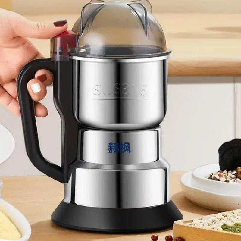 

Pulverizer Grinder Household Ginger Mung Beans Soybean Corn Ultrafine Machine Grain Pepper Crusher Wall Breaker 300g