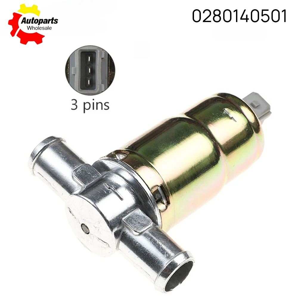 0280140501 3pins Idle Air Control Valve For Volvo 242 264 740 745 760 780 Peugeot Renault Porsche 1981-1990