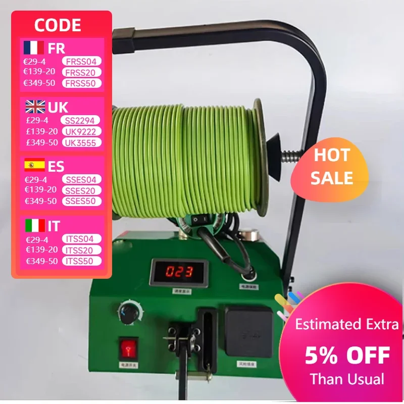 PVC Floor Mat Automatic Welding Machine Badminton and Basketball Court Plastic Floor Hot Melt Welding  Wire Bonding Tools - view 3