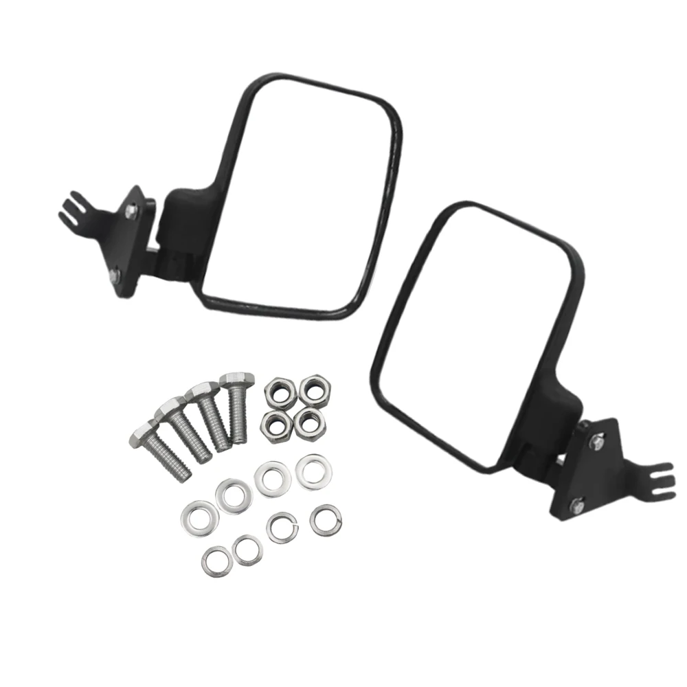 2Pcs UTV Mirrors Side Rear View Mirrors For POLARIS GENERAL 2016 2017 2018 2019 2020 2021 2022+