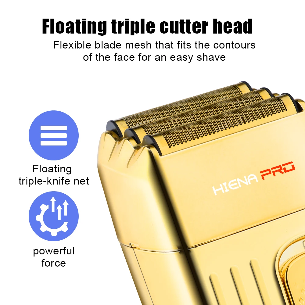 Set Pemotong Rambut Tanpa Kabel yang Ditingkatkan - Pemangkas Jenggot Profesional untuk Pria dengan Sisir Penataan Rambut T-Blade