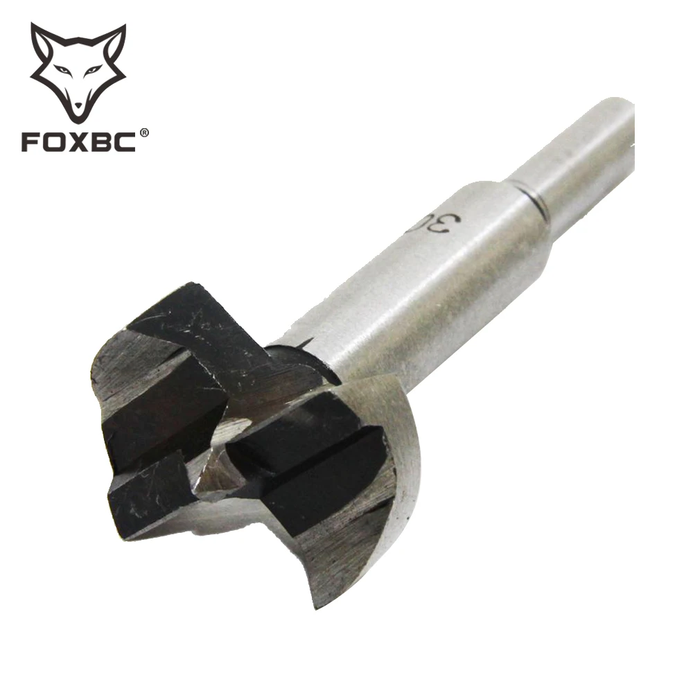 Set di punte per trapano per legno FOXBC 15mm-35mm in acciaio al carbonio ad alto tenore di carbonio per la lavorazione del legno 5 pezzi