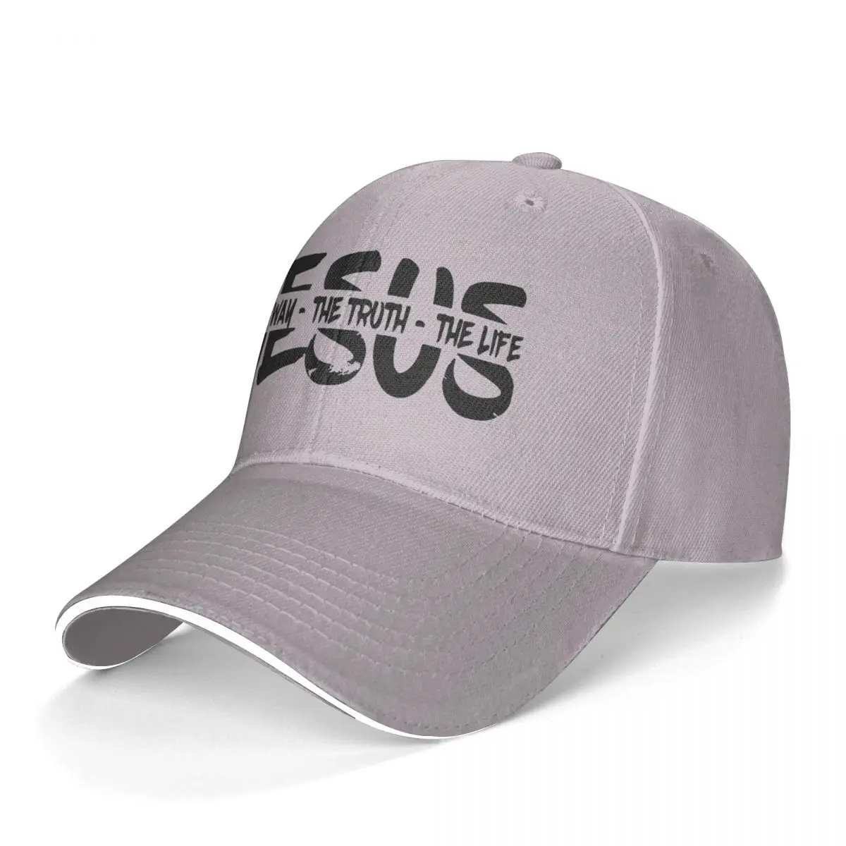 Jesus The Way, Truth, Life Trucker Cap Snapback Hat for Men Baseball Mens Hats Caps for Logo