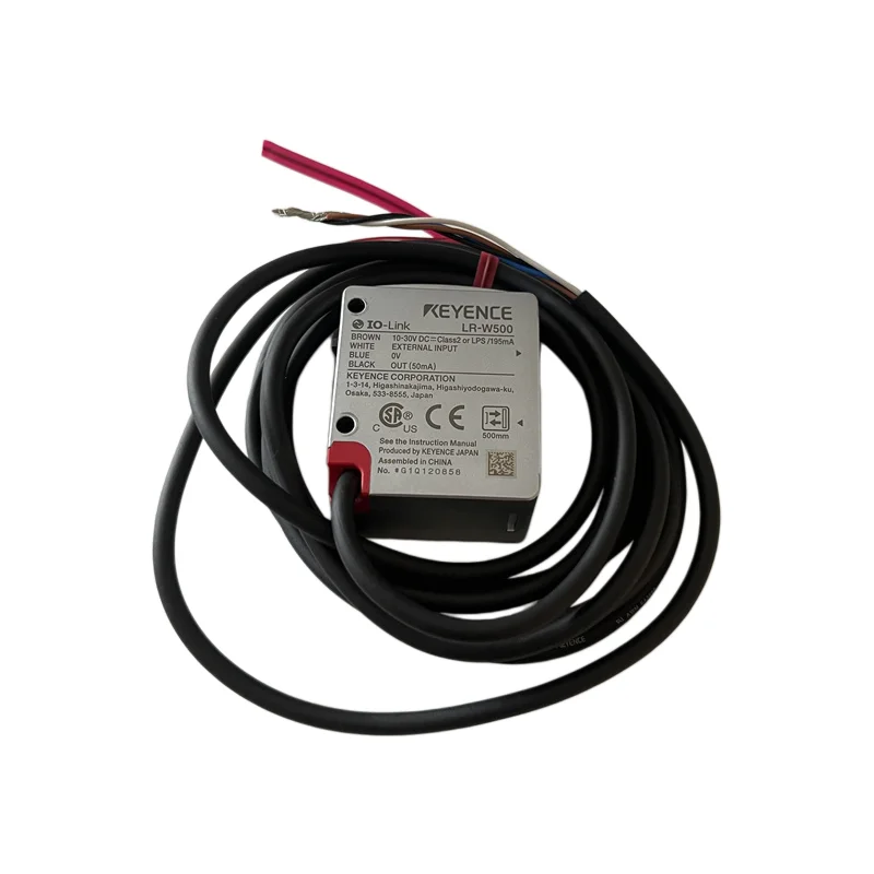 KEYENCE LR-W500 LR-W500C LR-W70 LR-WF10 White Light Spot Photoelectric Sensor Cable Type Used for Adhesion Testing in Stock