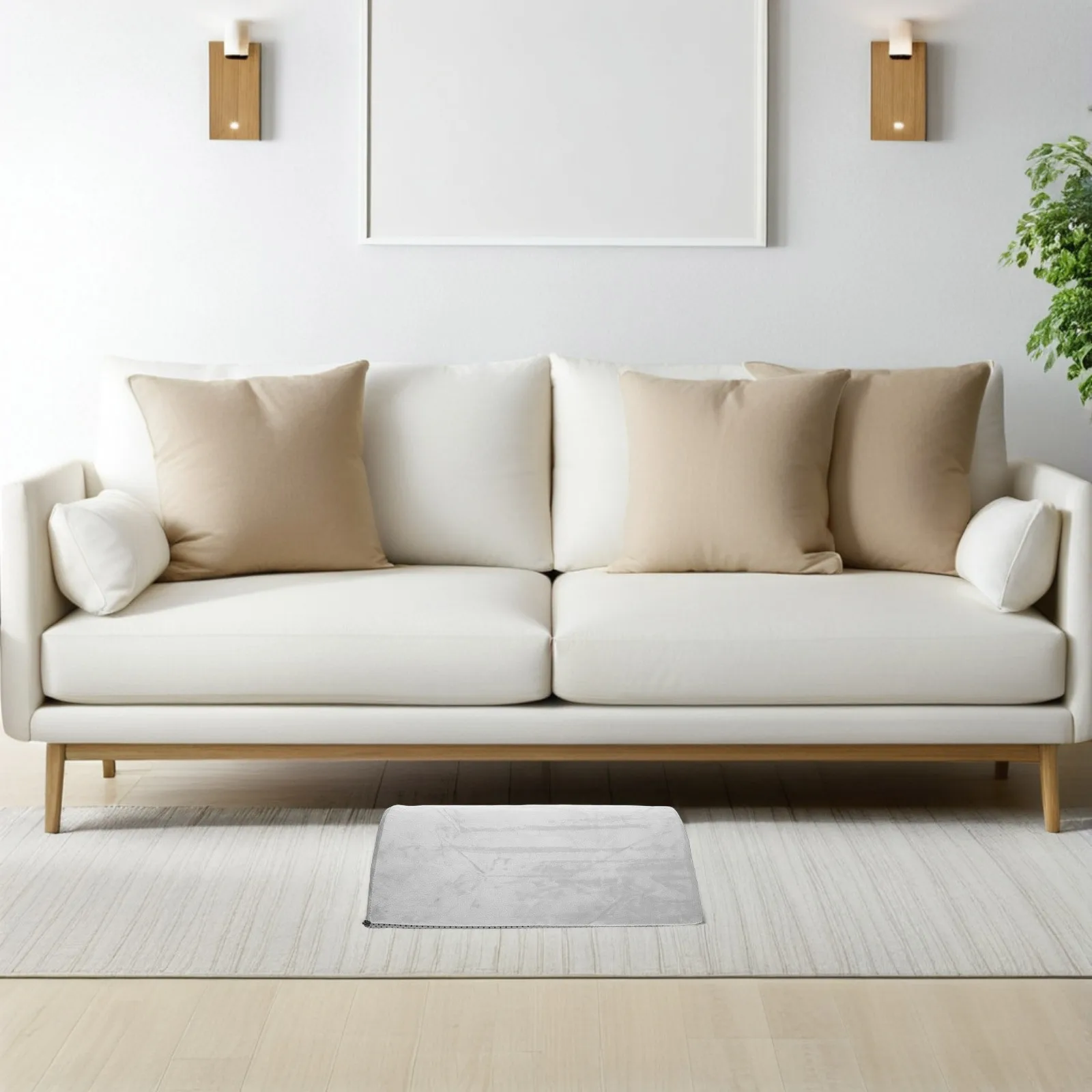 

Portable Memory Foam Footrest with Handle Non-Slip Foot Pillow for Under Desk Office Home Use Easy Carry Leg Support Relaxation