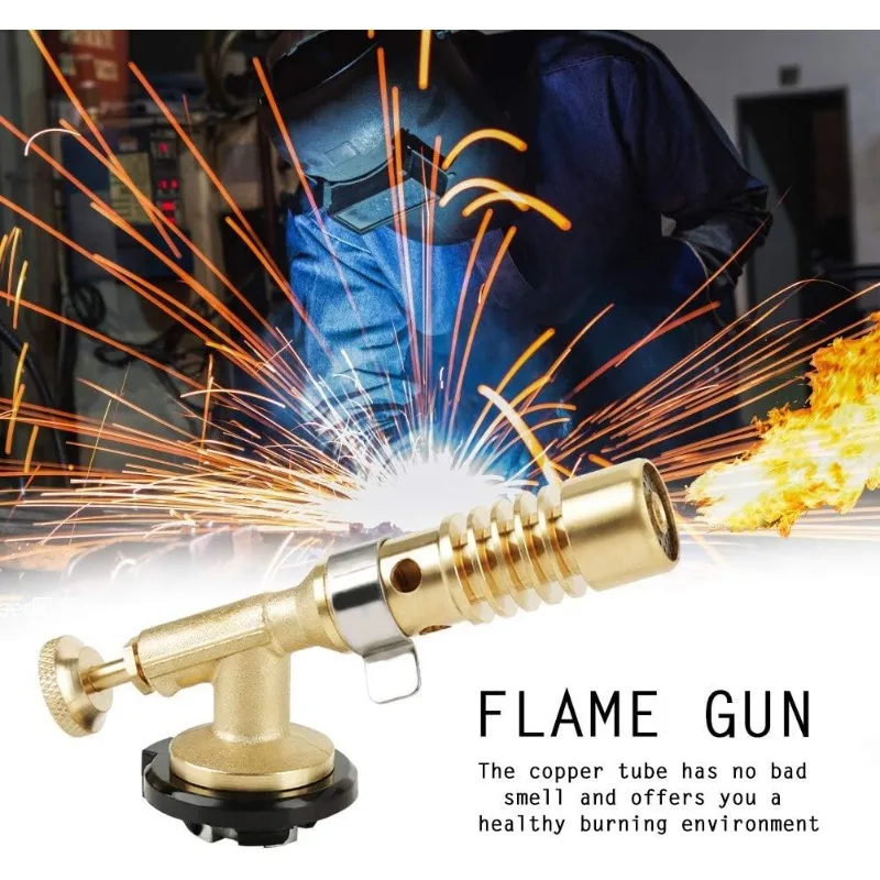 Газовая горелка, Сварочная портативная газовая горелка, медный высокотемпературный латунный газовый фонарь, припой для пайки, сварочные инструменты