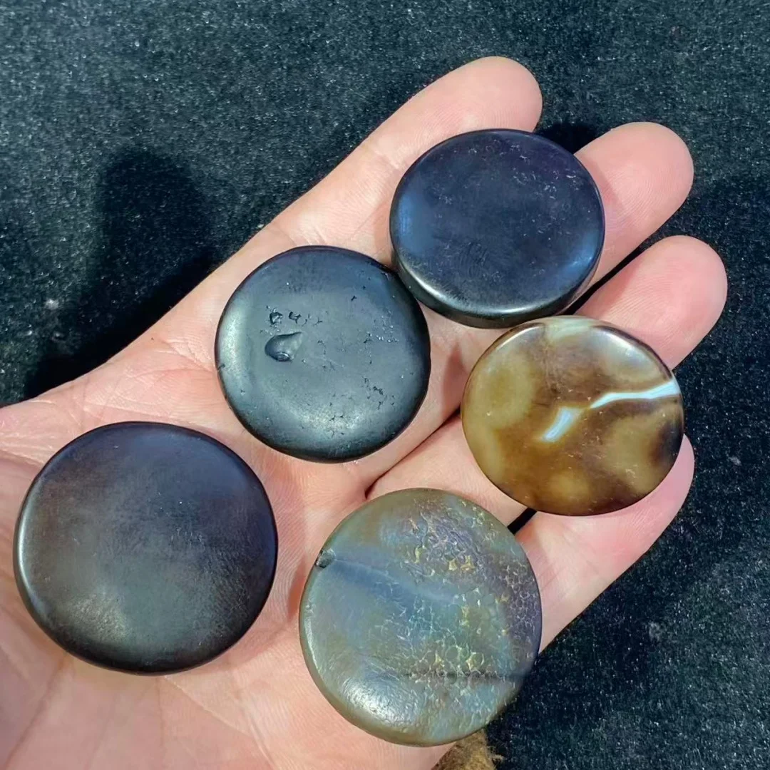 1pcs/lot 26-36mm Natural Agate Sheep Bead with Weathered Patina Vintage Style Loose Wholesale for DIY Bracelets and Necklaces