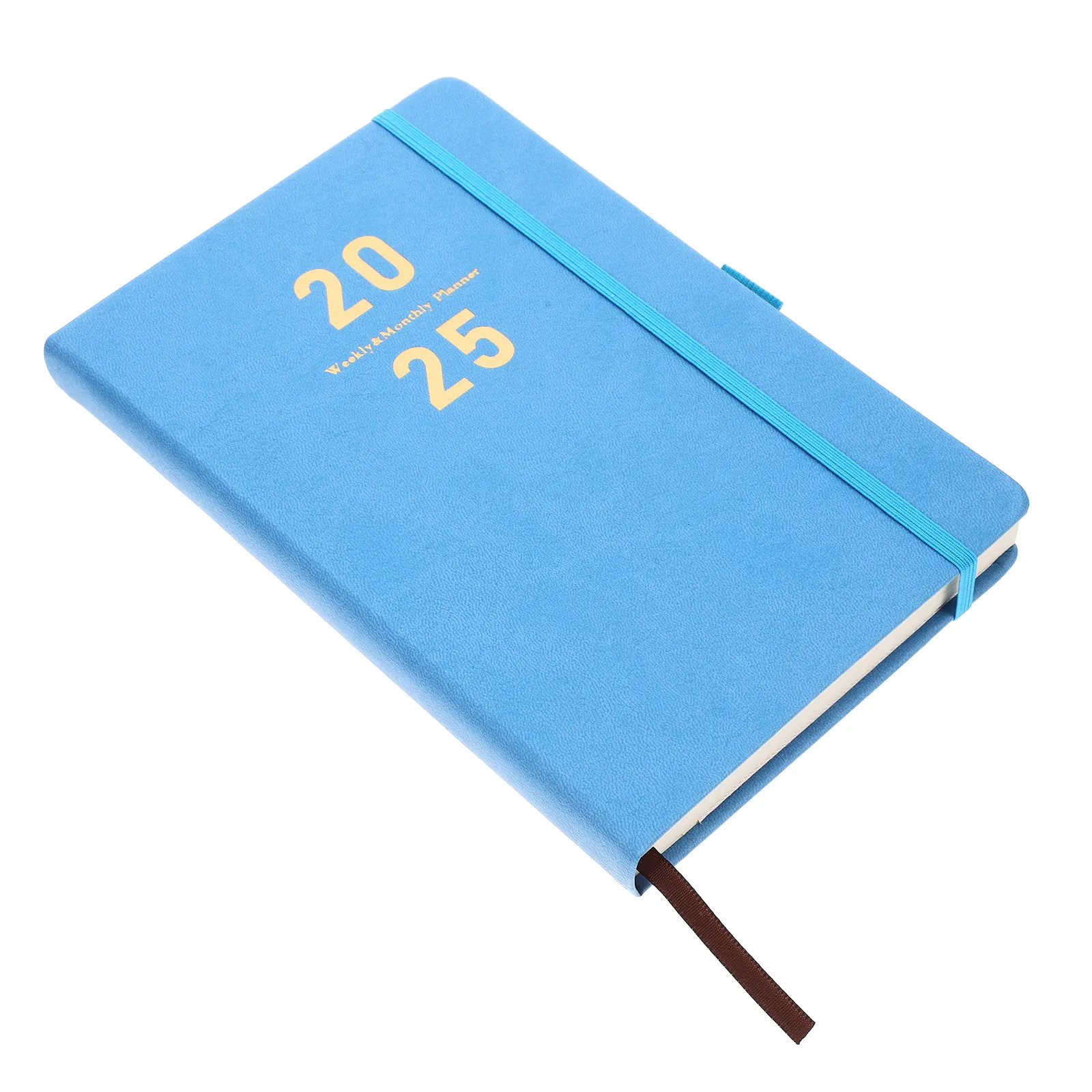 A5 Portable Academic Planner 2025 Monthly Planner Book for Families Offices Travel Use Schedule List Scrapbook Note Taking Time