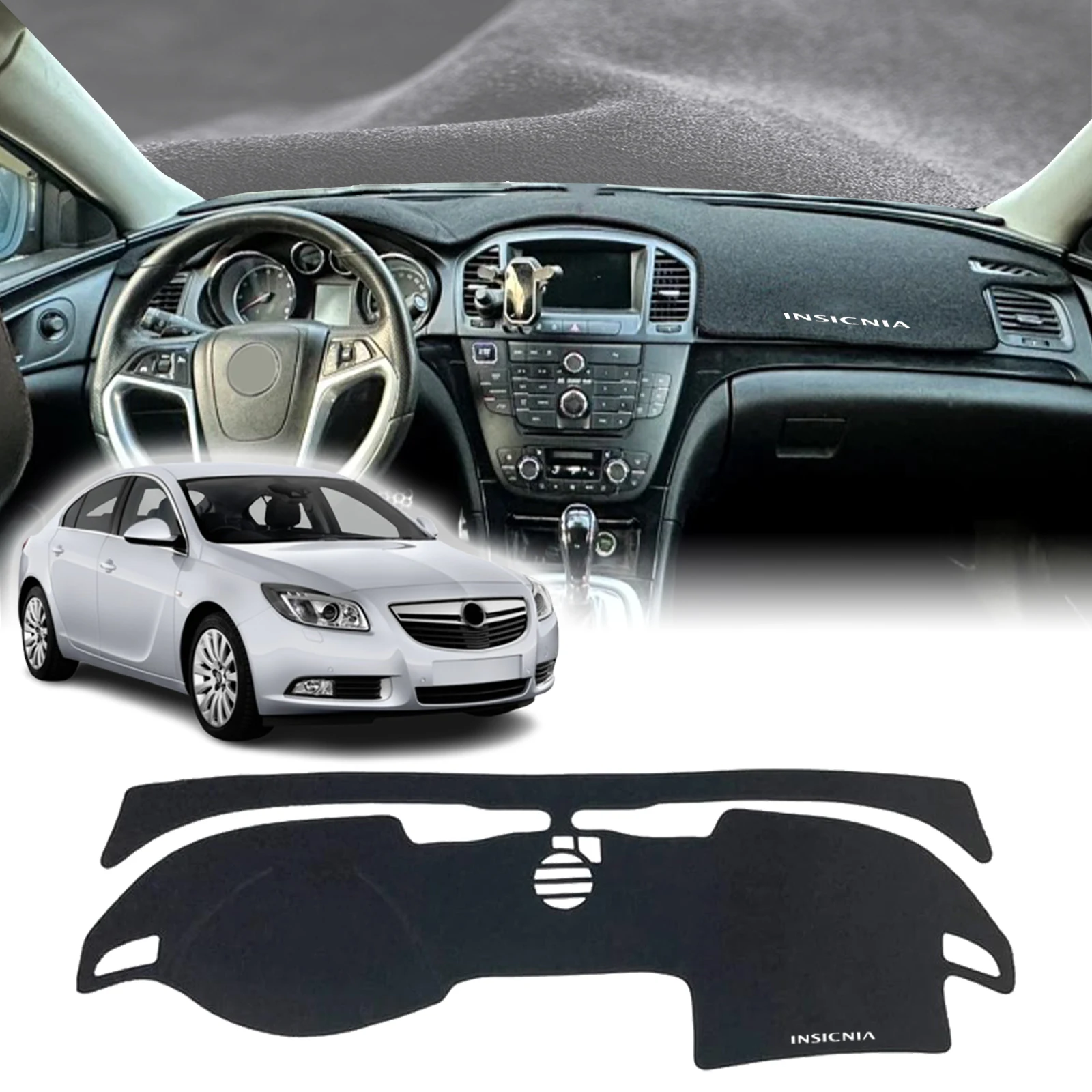 

fit for Opel Insignia A 2008 2009 2010 2011-2016 Car Dashmat Dashboard Cover Pad Protective Carpet DashMat Sunshade Accessories