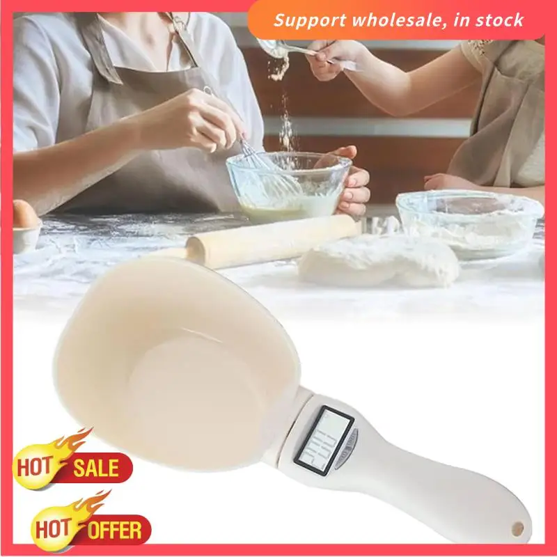 RISE-Food 計量スクープスケール、栄養計算機付き食品スケール、計量スプーンスケール 800G/1G 高、液晶画面付き 3 個