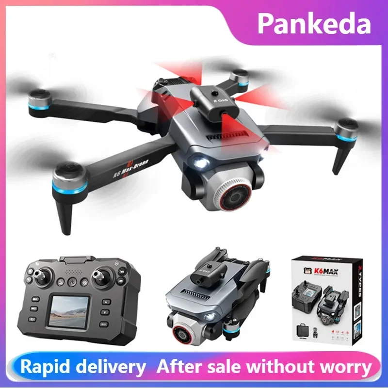 

New K6 MAX 4K Professional Drone HD Dual Camera Drone Brushless Foldable Quadcopter Optical Flow Positioning Aerial Camera Drone