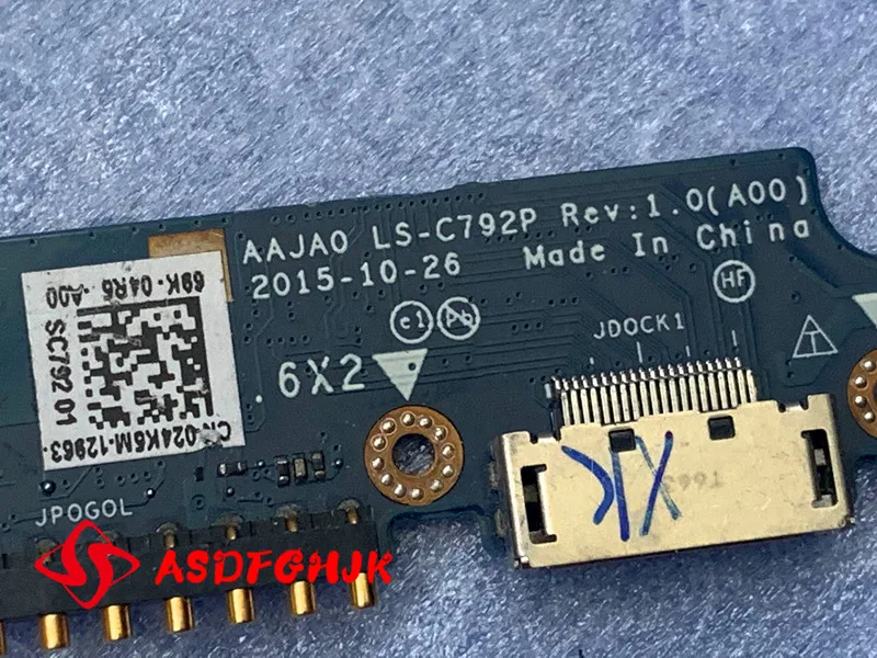 Original FOR DELL VENUE 11PRO 5175 Docking Board AAJA0 LS-C792P 24K5M 024K5M All Tests OK