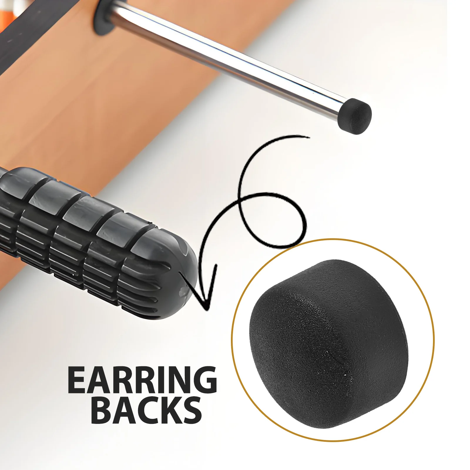 20 szt. Plastikowe nakładki na drążki do piłkarzyków 12,7 mm Akcesoria do piłkarzyków Stołowych Czarne zaślepki Ochronne Pokrowce Zamienne Części do Piłkarzyków Stołowych