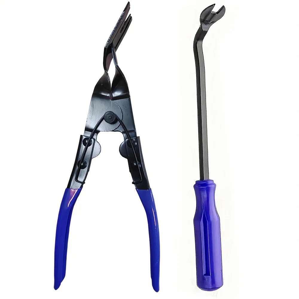 Auto Clip Verwijdering Tang Gereedschap Auto Body Panel Deurbevestiging Push Pin Trim Removal Tool Kit Automotive Pry Tool Reparatieset