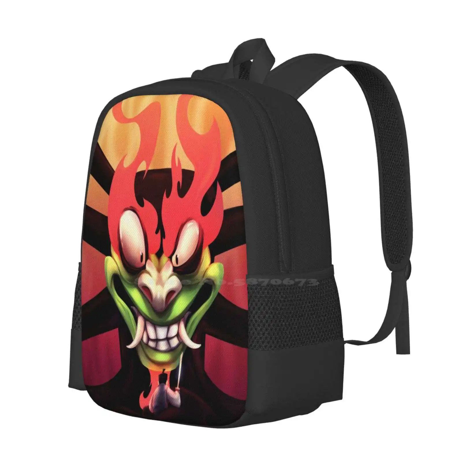 Aku : The Shapeshifting Master Of Darkness And A Samurai'S Last Stand. School Bags Travel Laptop Backpack Samuraijack Aku