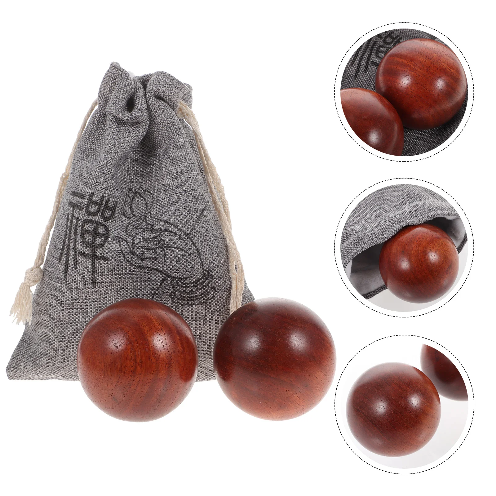 

Handball Small Wooden Balls Exercise Roller Handballs Palm Massage Outdoor Massagers