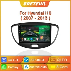 For Hyundai i10 2007 - 2013 Car Radio Android Multimedia Player Navigation GPS CarPlay Screen Auto Stereo Intelligent Systems