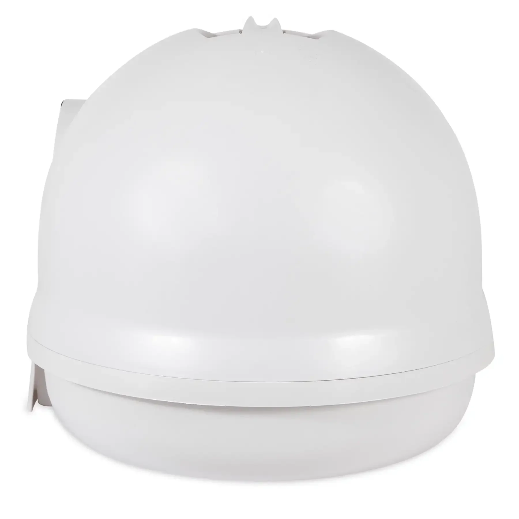 Dome Clean Step Enclosed Cat Litter Box, 95% Recycled Materials, Pearl