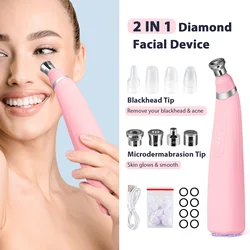 Diamond Microdermabrasion Machine Blackhead Removal Skin Toning Facial Peeling Beauty Device SPA Tool