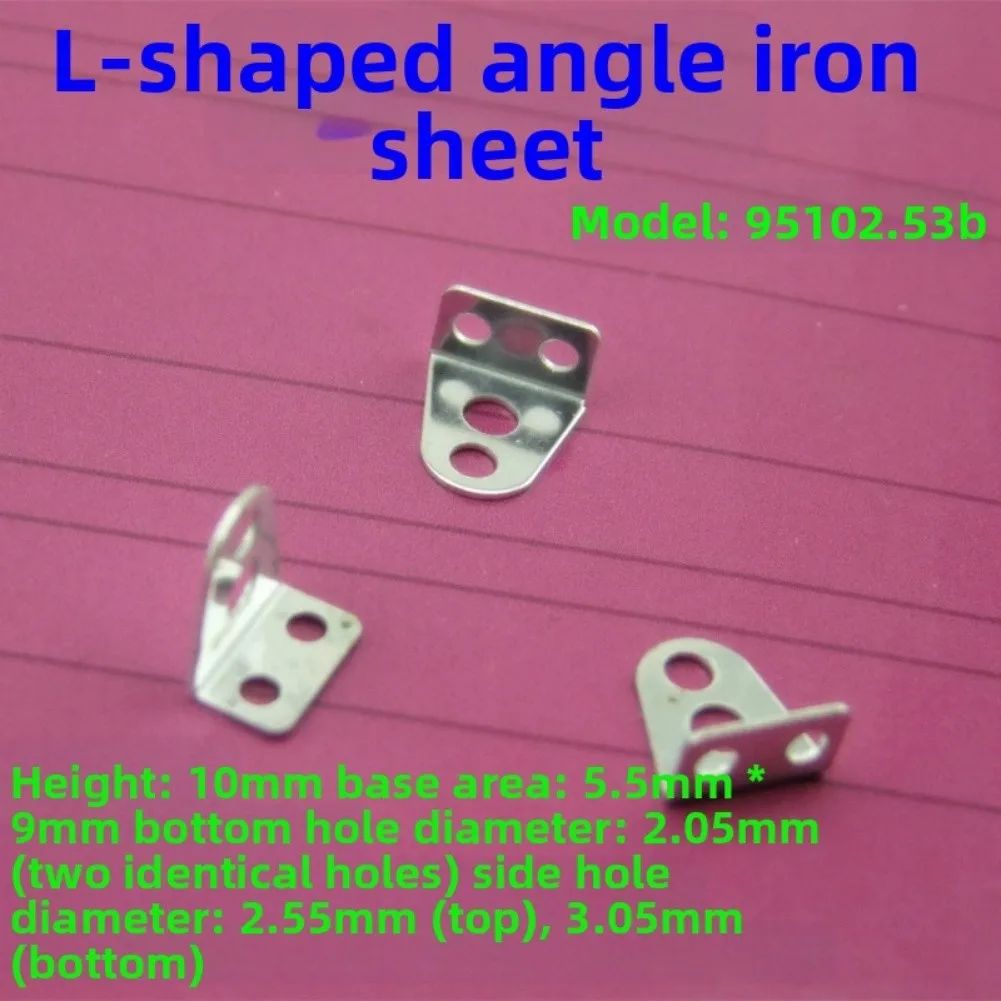 Set of 40 L Type Axle Brackets for Toy Car Models Supporting Various Assembly Requirements for RC Vehicles and Robots
